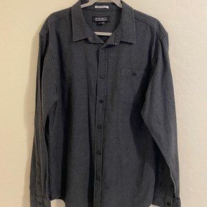 Mens Dark Gray Ezekiel Button down shirt - XXL